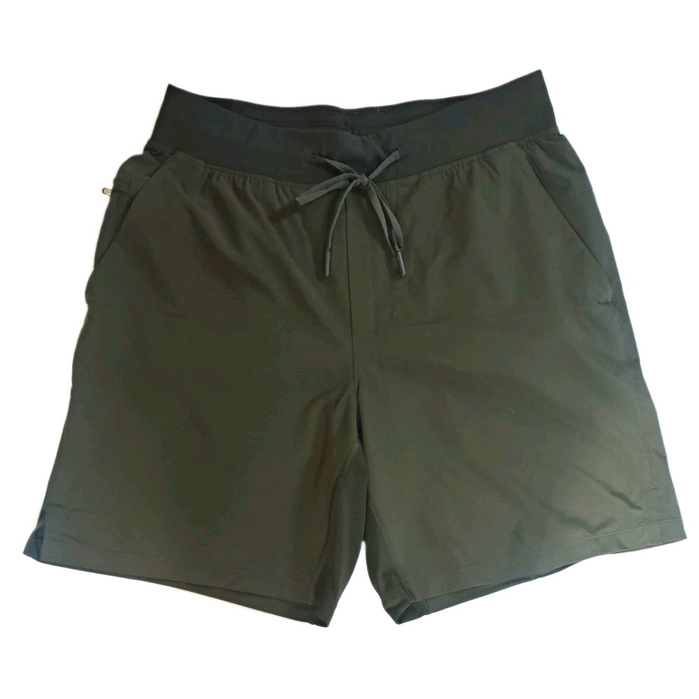 Lululemon Men's T.H.E. Short 7" Linerless Dark Olive Green Size Small